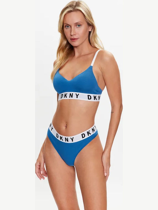 DKNY Boyfriend Women's Sports Bra with Light Pa...