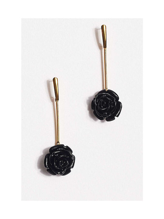 Dpar Earrings made of Steel Gold Plated