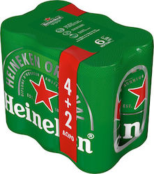 Heineken 4+2 Δώρο Lager Κουτί 6x330ml