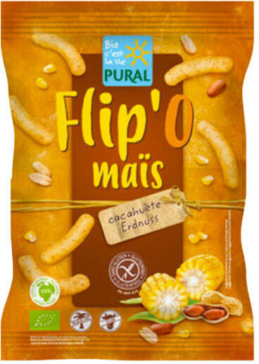 Pural Puffed Snacks made from Corn Salted Gluten-Free 100gr