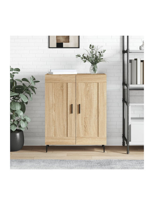 Sideboard Wooden Sonoma Oak 69.5x34x90cm