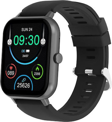 Awei H25 Smartwatch with Heart Rate Monitor (Black)