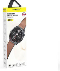 Awei H27 Smartwatch με Παλμογράφο (Καφέ)