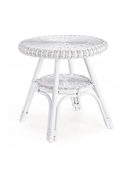 Side Table White L52xW52xH52cm