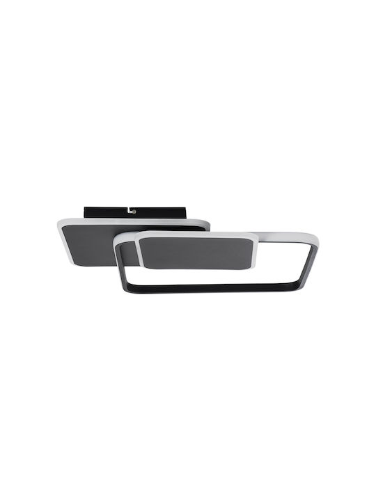 GloboStar Squaro Ceiling Mount Light 51cm Black...