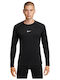 Nike Herren Thermo Langarmshirt Schwarz