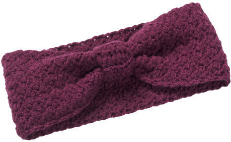 Headband Knitted in Purple color