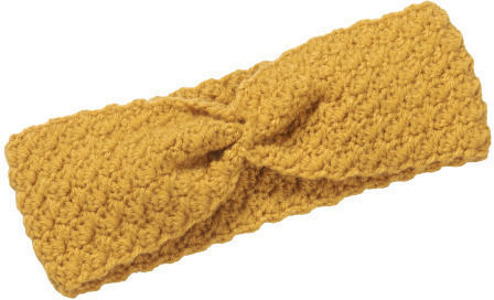 Headband Knitted in Yellow color