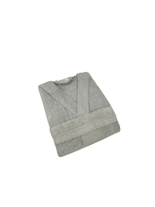 Astron Italy Bathrobe with Hood Grey 450gr/m²