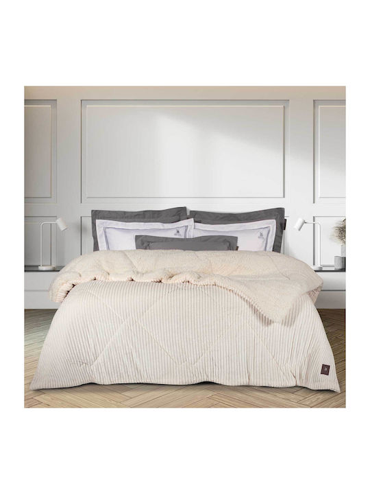Greenwich Polo Club Duvet Cover Single 160x220cm 3427 Ecru 11.5 togs Togs