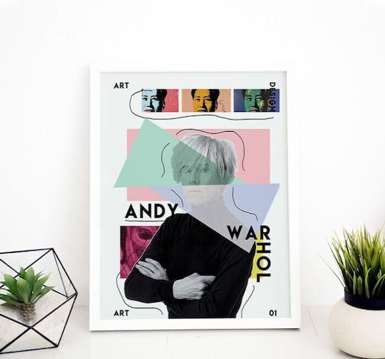 Walls Αndy Warhol Ai Weiwei Αντίγραφο του Andy Warhol Ξύλινο