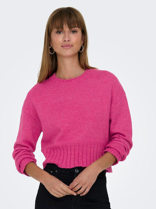 Only Allie Life Bluza de Damă Mânecă lungă Fuchsia