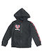 ZAG Girls Sweatshirt with Zipper Black