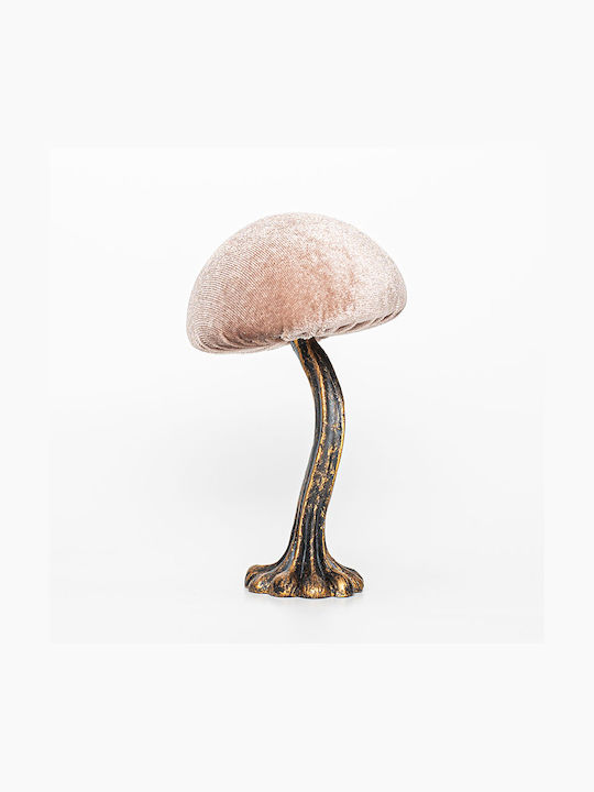 Eurolamp Christmas Fabric Figure Mushroom Pink Length 7.5cm 6pcs