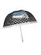 Φ80×82 Regenschirm mit Gehstock Schwarz