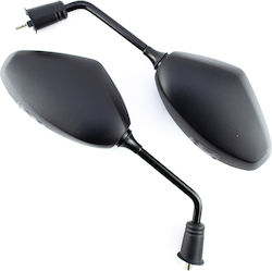 Roc Motorcycle Mirrors for Sym Symphony 125 / Symphony 150 / Symphony 50 2pcs Black