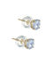 Earrings made of Gold 14K with Stones