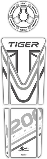 Triumph Motorcycles Adhesive Tank Protection White