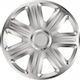 Guard Car Hubcap Set 14" 4pcs Silver