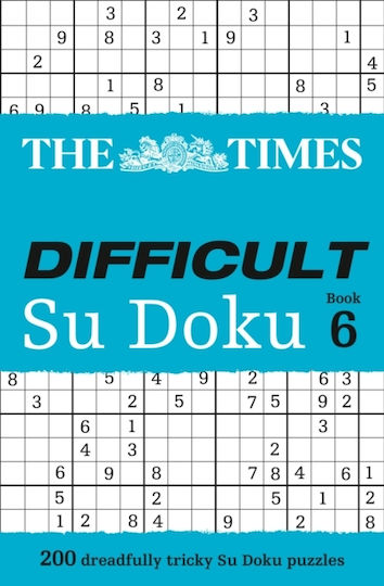 Difficult Su Doku Book 6: 200 Challenging Puzzles From ( Su Doku) Mind Games