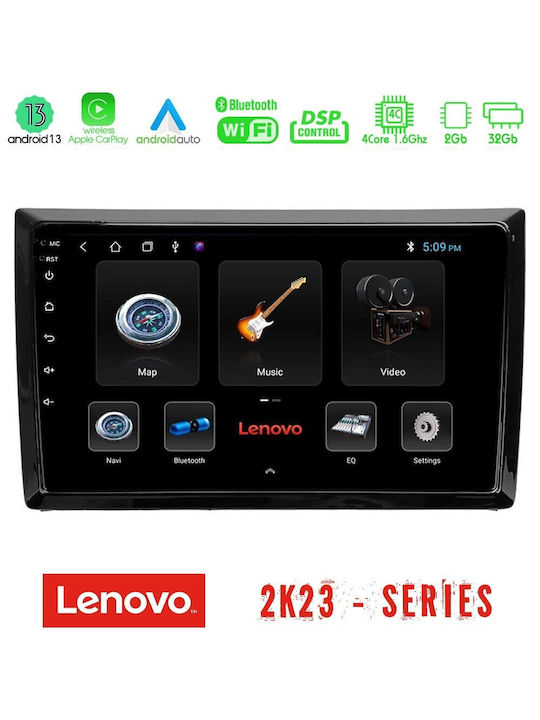Lenovo Sistem Audio Auto pentru Volkswagen Gândac (Bluetooth/USB/WiFi/GPS) cu Ecran Tactil 9"
