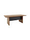 Professional Office Oscar Wooden Grey / Walnut 200x100x76cm