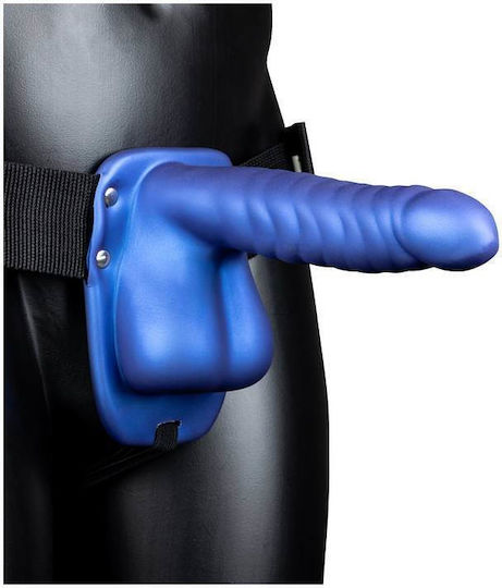 Shots Harness με Dildo σε Μπλε Χρώμα