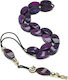 Roloi Komboloi Worry Beads Purple 31cm