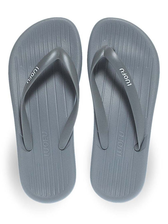 Luofu Ανδρικά Flip Flops Γκρι