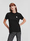 Karl Lagerfeld Damen Oversized T-shirt Schwarz
