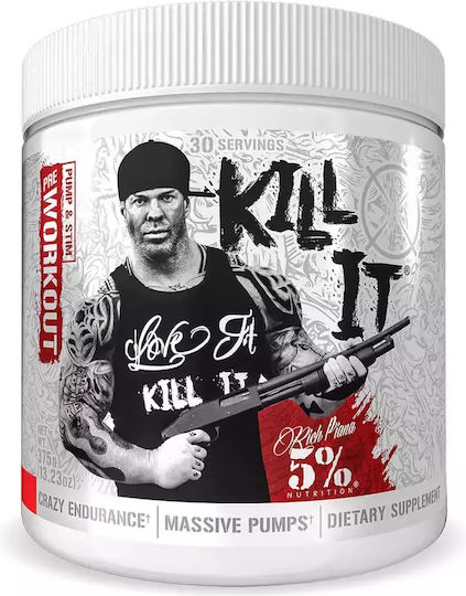 Rich Piana 5% Nutrition 5% Kill It Συμπλήρωμα Pre Workout 354gr Fruit Punch