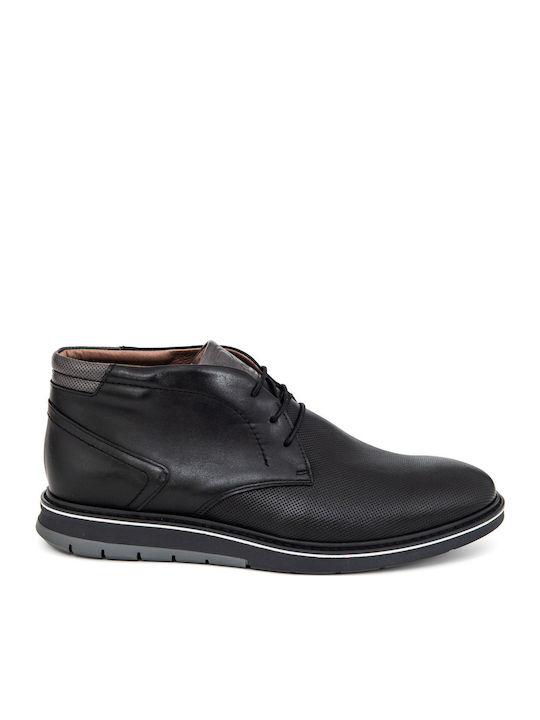 Damiani Piele Negru Ghete barbati