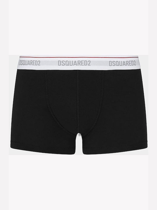 Dsquared2 Boxeri pentru bărbați Negre 1Pachet