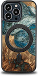 Bewood Umschlag Rückseite Silikon Blau (iPhone 13 Pro)