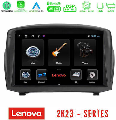 Lenovo Sistem Audio Auto pentru Ford Fiesta 2008-2012 (Bluetooth/WiFi/GPS/Apple-Carplay)