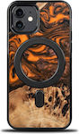 Bewood Umschlag Rückseite Silikon Orange (iPhone 12 / 12 Pro)