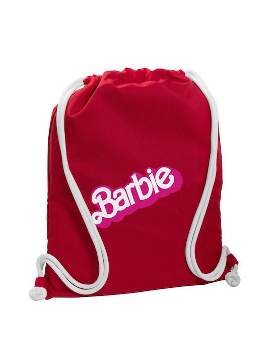 Koupakoupa Barbie Τσάντα Πλάτης Γυμναστηρίου Κόκκινη