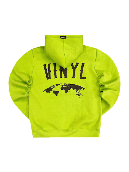 Vinyl Art Clothing Φούτερ με Κουκούλα Green