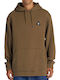Longhand Sweatshirt with Hood Brown