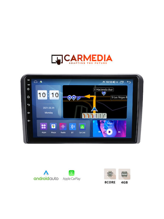 Carmedia Sistem Audio Auto pentru Citroen C5 2007-2017 (Bluetooth/USB/WiFi/GPS/Apple-Carplay/Android-Auto) cu Ecran Tactil 10"