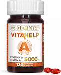 Marnys Vitamin A for Hair, Skin & Antioxidant Action 5000iu 120 softgels