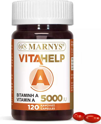 Marnys Vitamin A für die Haare, die Haut & Antioxidative Wirkung 5000iu 120 Softgels