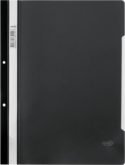 Spree Clipboard with Spring for Paper A4 Black 1pcs