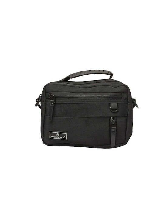 Bag to Bag Herrentasche Schulter / Crossbody Schwarz