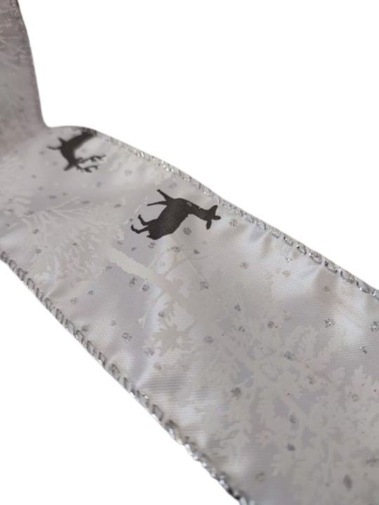 Christmas Ribbon Transparent 300x8cm 1pc