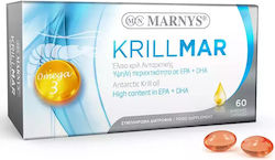 Marnys Krillmar Antarctic Krill Oil 60 μαλακές κάψουλες Marnys Krillmar Antarctic Krill Oil 60 μαλακές κάψουλες