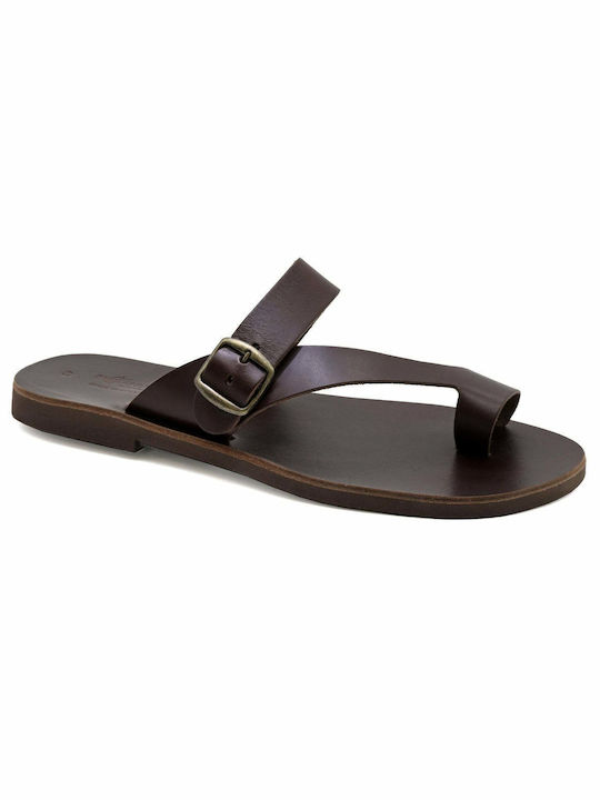 Herrensandalen in Braun Farbe