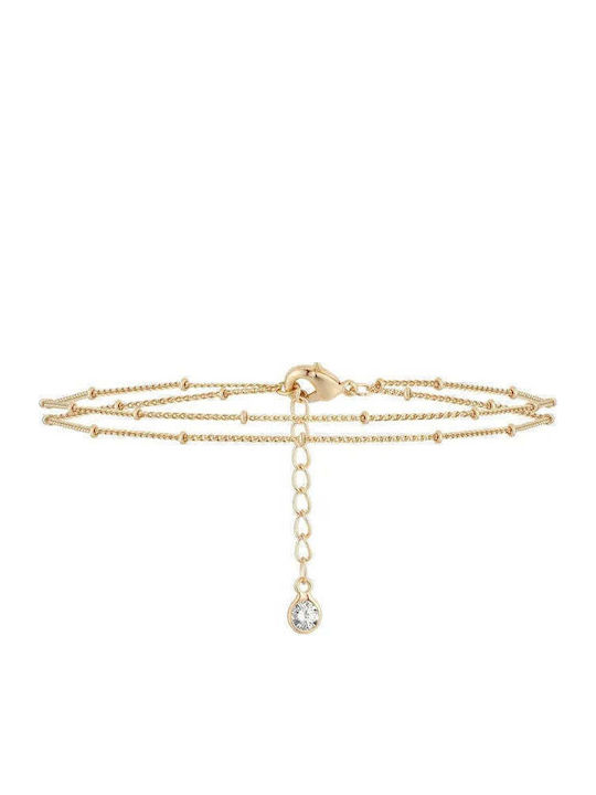 Charmy Damen Armband Kette aus Stahl Vergoldet