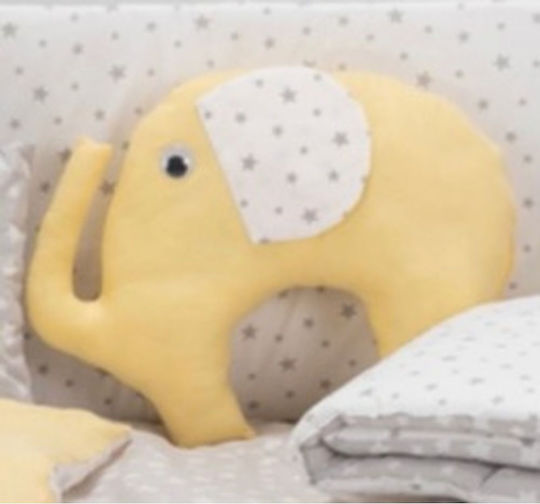 Just Baby Dekokissen für Wiege Kissen Just Gelb