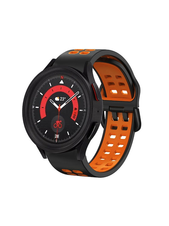 Armband Silikon Orange (Galaxy Watch4/5/6/7/FE/4 Classic/6 Classic/5 Pro)